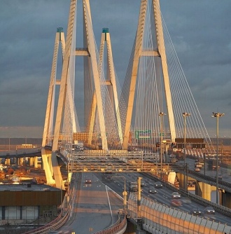 Вантовый (Обуховский) мост, г. Санкт-Петербург