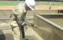 Технология производства работ по обмазочной гидроизоляции бетонной поверхности с применением материала ЦМИД-1К Плюс. Ручной способ /Механизированный способ